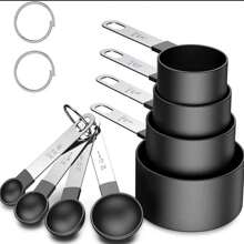8 Pieces Kitchen Measuring Cup And Measuring Spoon