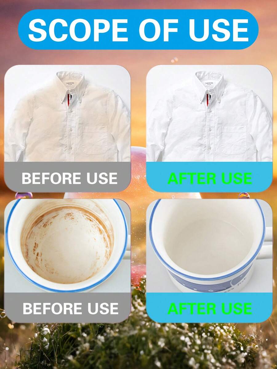 1pc Explosive Salt Decontamination Powerful Adult/Baby Clothing Stains