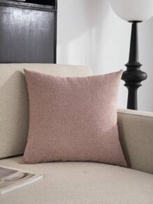 A Throw Pillow Cover Made Of Ultra-Fine Fiber With A Faux Cashmere Texture And Thick Jacquard Fabric, Featuring A Modern And Minimalist Dual-Tone Ditsy Floral Design. It Does Not Include The Pillow Insert And Is Suitable For Use On Sofas, Beds, Chairs, And Car Seats For Comfortable Use All Year Round.