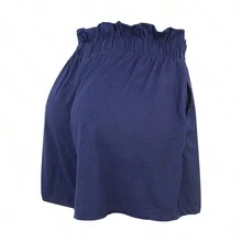 Short casual para mujer tallas extra marca Jolie & Joy original - Azul Marino - Ver 4