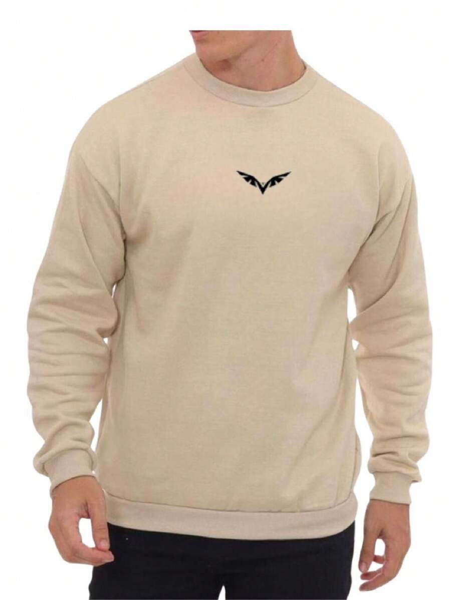 Men Sweatshirts - Màu Khaki - Xem 1