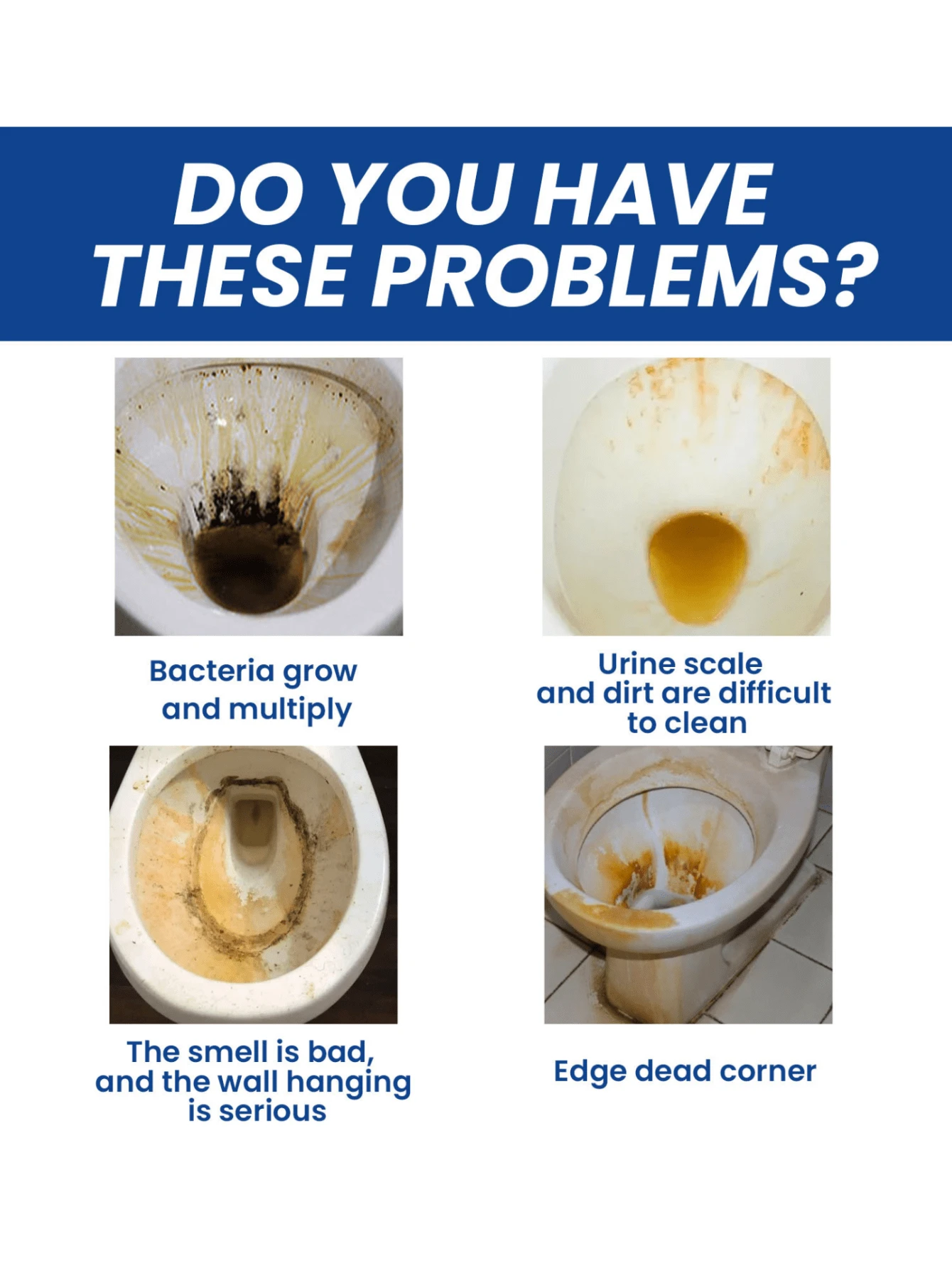 JueFish Toilet Cleaning Tablets Bathroom Clean Effervescent Cleaner