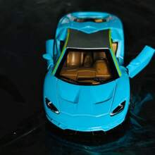 Voiture de sport super alloy modèle de simulation de jouet pour les enfants cadeau décoration, retour à l'école
