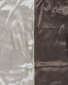 Luxury Fancy Jacquard Room Darkening Curtain Panel With Attached Waterfall Valance & Scarf 54 By 84-Inch Modern Semi-Blackout For Living Room Bedroom And Dining Room - Taupe - 查看 6
