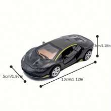 Voiture de sport super alloy modèle de simulation de jouet pour les enfants cadeau décoration, retour à l'école