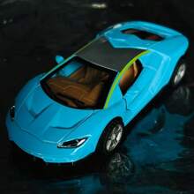 Voiture de sport super alloy modèle de simulation de jouet pour les enfants cadeau décoration, retour à l'école
