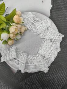90cm/1 pezzo Pizzo elastico morbido, pelle-friendly e traspirante, adatto per abbigliamento, scollo, polsini, orlo vestito, biancheria intima, canottiera, abito da sposa, gonna, scarpe, cappello, biancheria da letto, decorazione, tessili per la casa, accessori per capelli, ornamenti, guanti, tende, giocattoli, confezioni floreali e vari materiali di artigianato