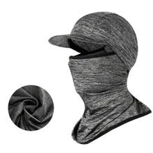 1pc Unisex Cool Camouflage Outdoor Sports Mask, Thin Breathable Balaclava, Summer Sun Protection Full Face Mask With Hood, Suitable For Cycling