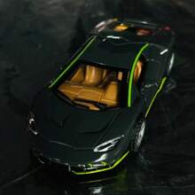 Voiture de sport super alloy modèle de simulation de jouet pour les enfants cadeau décoration, retour à l'école