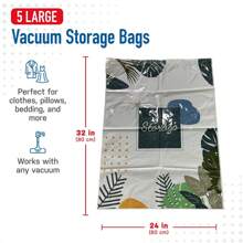 5pcs Vacuum Storage Bags, Save Storage Space Bedroom Organization Quilts Blankets Clothes Storage Vacuum Seal Bags Without Travel Hand Pump Decorations Decor Festival Decor Room Decor Home Decor Decor Bedroom Decor Decor, Room Decor, Decorations, Decorations, Decor, Decor, Decor, Decor, Storage, Organizer