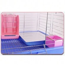 1 pieza Alfombra de refrigeración de verano para mascotas hámsters/conejos/cobayas, tabla de aluminio para disipar el calor
