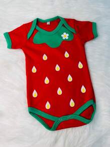 Baby Girls Bodysuits - Đỏ - Xem 1
