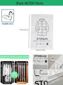 5pcs Vacuum Storage Bags, Save Storage Space Bedroom Organization Quilts Blankets Clothes Storage Vacuum Seal Bags Without Travel Hand Pump Decorations Decor Festival Decor Room Decor Home Decor Decor Bedroom Decor Decor, Room Decor, Decorations, Decorations, Decor, Decor, Decor, Decor, Storage, Organizer