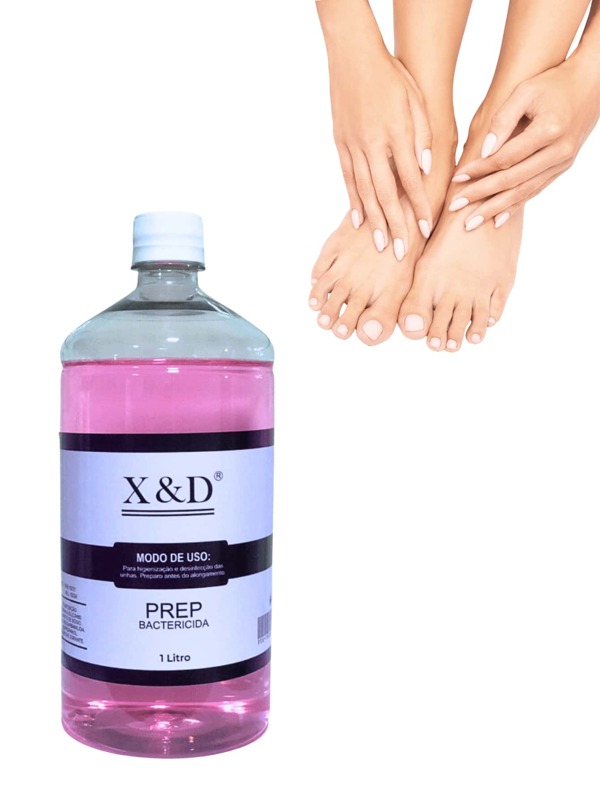 Prep 1 Litro Para Alongamento Unha Gel Fibra Acrigel