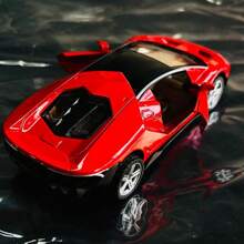 Voiture de sport super alloy modèle de simulation de jouet pour les enfants cadeau décoration, retour à l'école