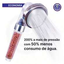 Filtro De Cloro Para Lavatório De Salão De Beleza Shower - Transparente - Visão 2