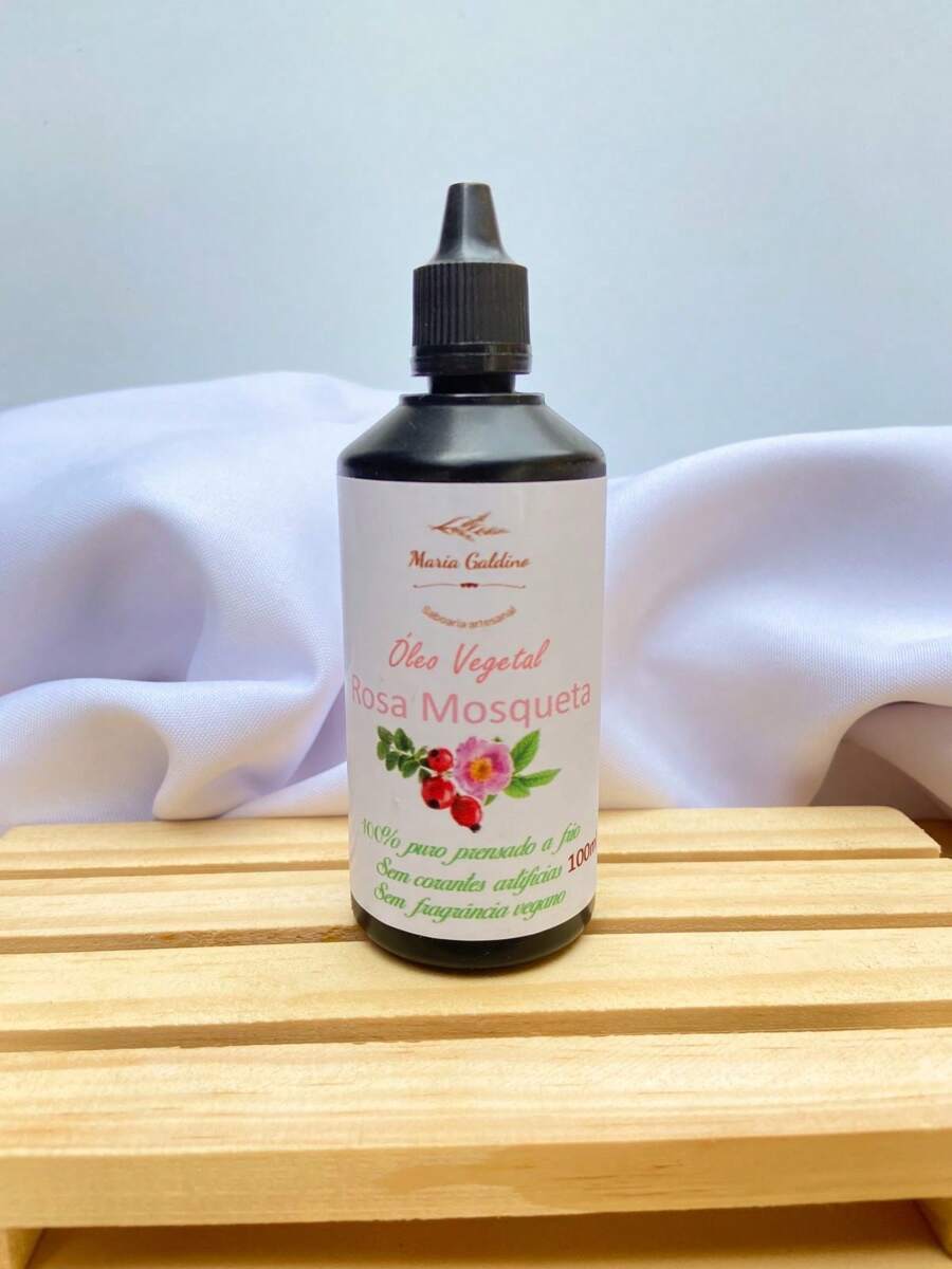 Óleo Vegetal de Rosa Mosqueta Puro Clareador da Pele 100ml - Transparente - Visão 1