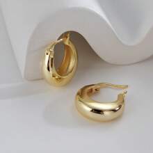 1 peça Brinco Vintage Quadrado Dourado Multicolorido de Estrela Cintilante de Prata Esterlina 925, Adequado para Jóias de Festa de Casamento Para Mulheres Geométrico, Minimalista, Brinco Feminino Versátil