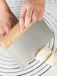 1入組木製擀麵棍推麵團刮板，翻糖餅乾蔬菜披薩擀麵棍、廚房烘焙工具麵團工具、面粉棒、揉麵烤製配件