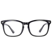 MAXJULIEYEWEAR MAXJULI Blue  Light Blocking Glasses,Computer Reading/Gaming/TV/Phones Glasses For Women Men - C1 亮黑 - 查看 2
