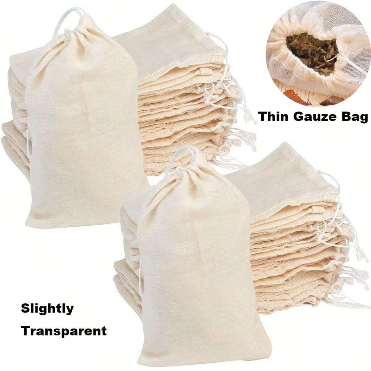 10pcs Thin Mesh Fabric Bag, Chinese Herbal Medicine Bag, Tea Bag, Grape