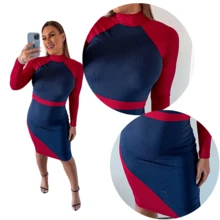 Women Dresses - Màu xanh hải quân - Xem 4