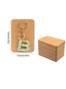 50/100pcs Jewelry Display Card Gift Packaging Cardboard Keychain Paper Card