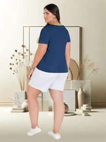 Plus Size Blouses - Green - View 4