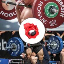 1-2" Inch Dumbbell Barbell Clamps Quick Release Standard Bar Weight Plates Nuts Clip - 藍色 - 查看 6