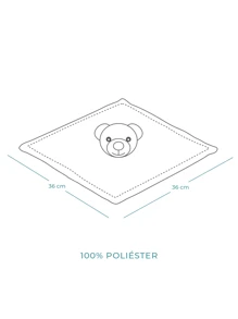 Naninha Para Bebê Hipoalérgica Menina E Menino Elefante