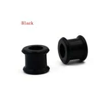 2 件装耳塞和耳道薄型柔性硅胶耳塞适用于男女妊娠纹耳道 3-20 毫米空心耳扩张耳塞