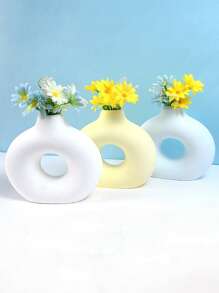 Molde de silicona estilo nórdico simple para florero de cerámica hecho a mano, decoración de dormitorio, manualidades de decoración del hogar