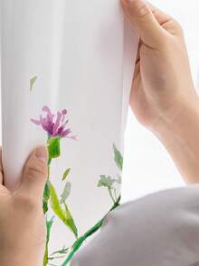 1入綠色裝飾窗簾，現代極簡風格，可水洗耐刮擦，適用於客廳、臥室、書房 - 彩色 - 查看 8