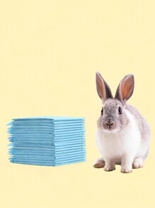 5入組寵物兔子一次性尿墊，鸚鵡尿墊，倉鼠和其他小寵物通用盤子籠子馬桶墊，貓狗通用尿墊