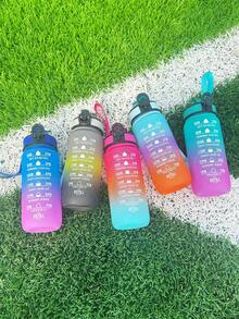 Large Capacity Sports Water Bottle - Gray - 800 Ml - View 6