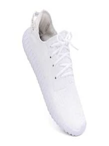 Men Sneakers - Trắng + Be + Đỏ - Xem 2