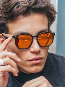 Men Sunglasses - 紅色 - 查看 2