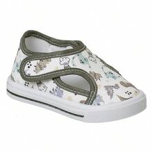 Kids Flats - Army Green - View 1