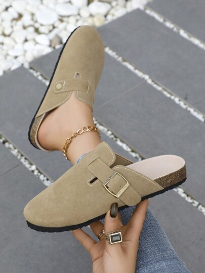 شبشب كوري برأس كبيرة وحذاء غير ملائم مع نعل ناعم لربيع وصيف 2024 بأسلوب عتيق للجنسين، مناسب للاستخدام الداخلي والخارجي في الشتاء ومطابق للأزياء العصرية