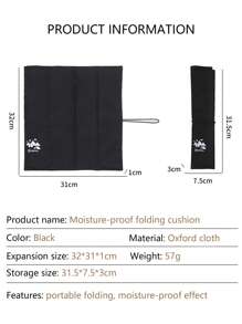 1 Camping Hiking Hiking Accessory Portable Waterproof Picnic Mat Waterproof Mat Camping Ground Mat Thickened Small Folding Seat For Outdoor Beach Travel