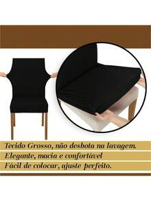 Chair Covers - Black - View 3