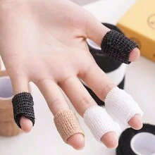 彈性自粘繃帶，適用於手指、手腕、膝蓋、腳踝的運動彈性帶 - 1片 - 卡其色 - 查看 4