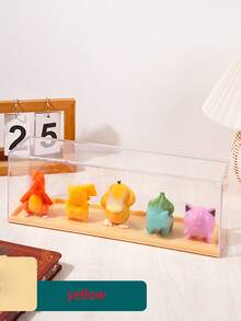 1pc Acrylic Stackable Display Box, Dustproof Clear Storage Case For Collectibles, Suitable For Handcrafted Figures, Toys And Memorabilia, Transparent Stackable Design, Suitable For Multiple Display Options. - Multicolor - View 10