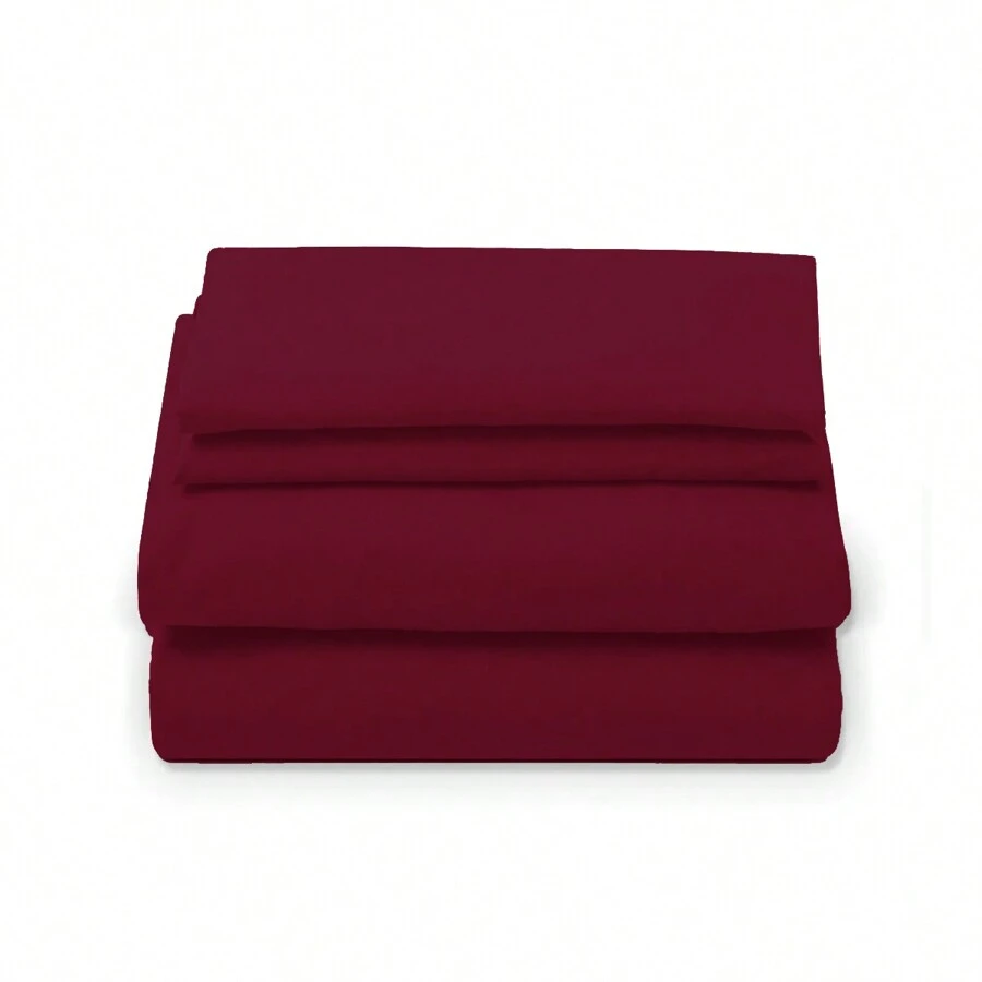 JUEGO DE SABANAS KING SIZE - Rojo violeta - Ver 1