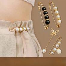 4 piezas de clips de hebilla de alta calidad para ajuste de ropa, apriete y compresión de cintura con clip para el pecho, una gran herramienta para arreglar pantalones demasiado grandes o sueltos