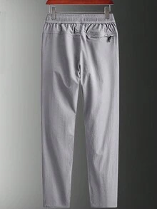 Quần thể thao có túi khóa kéo khô nhanh cho mùa hè, tuyệt vời khi đi xe đạp, đi bộ đường dài, tập gym, chạy bộ và các hoạt động giải trí ngoài trời - Xám - Xem 2