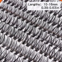 Huicop Cluster Lashes 200 Cái Lash Clusters Lông mi Extenisons Cụm mi thưa tự nhiên 10-16MM C Curl Lông mi riêng lẻ Tự làm tại nhà Phần mở rộng lông mi mềm mại Cá nhân có thể tái sử dụng Tự làm tại nhà - trắng - Xem 4