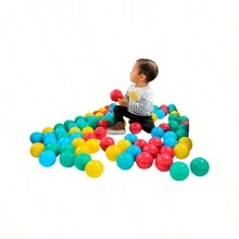 DIDJIGF Alberca de pelotas+50 PELOTAS DE REGALO *2 pzs.* Multicolor Para estimulación temprana - Multicolor - Ver 3