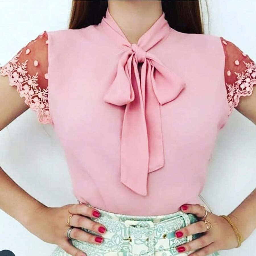 Women Blouses - Rusty Rose - View 1