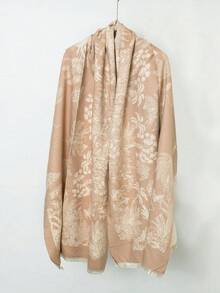 1 chiếc khăn quàng hoa hai mặt, cổ điển và mềm mại, thích hợp để đeo hàng ngày - Nhiều màu - Xem 7